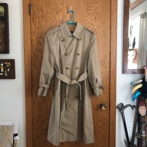 Vintage Burberry Trench Coat tan